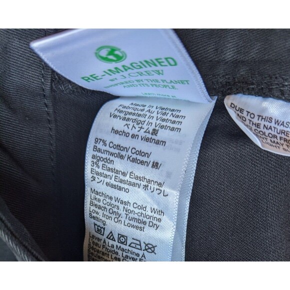 J. Crew Women Short 4" Hudson Cargo Chino Black Neutral Size 14 - Picture 9 of 11